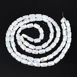 Electroplate Glass Beads Strands&nbsp;EGLA-N002-25-E02