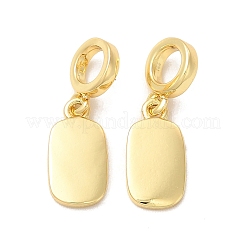 Rack Plating Blank Brass European Dangle Charms&nbsp;KK-B068-12G