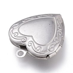 Non-Tarnish 316 Stainless Steel Locket Pendants&nbsp;X-STAS-Z010-03A