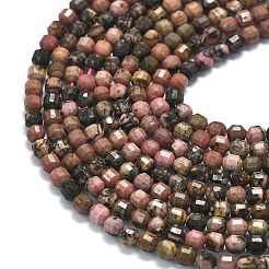 Natural Rhodonite Beads Strands&nbsp;G-A260-A37-01