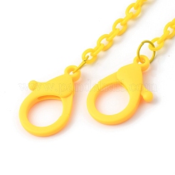 Personalized ABS Plastic Cable Chain Necklaces&nbsp;NJEW-JN02996-01