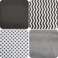 120Pcs 4 Styles Gift Wrapping Paper&nbsp;DIY-SP0005-18