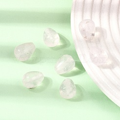 染色された天然石英ビーズ  ティアドロップ  ラベンダーブラッシュ  11.5~13x9~9.5mm  穴：1~1.2mm&nbsp;G-S393-05C