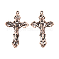 Tibetan Style Alloy Pendants&nbsp;TIBEP-S298-011R