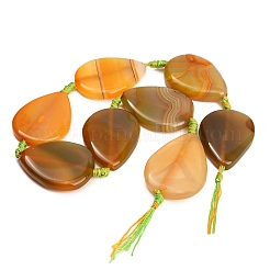 Natural Banded Agate/Striped Agate Beads Strands&nbsp;GG-CBAE0EB-01A-09