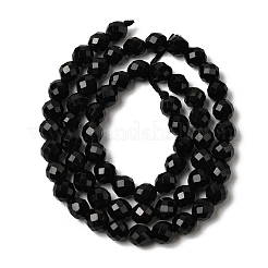 Dyed & Heated Natural Black Onyx Beads Strands&nbsp;G-K376-F19-01