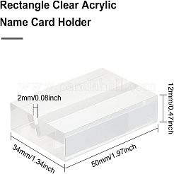 Acrylic Name Card Holder&nbsp;TACR-WH0001-09