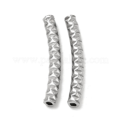 Non-Tarnish Textured 304 Stainless Steel Tube Beads&nbsp;LS-STAS-P319-41P