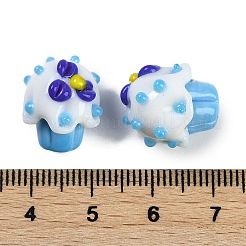Handmade Lampwork Bumpy Beads&nbsp;LAMP-I027-04B
