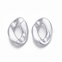 Spray Painted CCB Plastic Linking Rings&nbsp;CCB-R104-03C-03