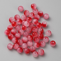 Two Tone Glass Beads&nbsp;GLAA-CJC0001-19L