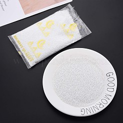 13/0 ガラスシードビーズ  マカロンカラー  丸い穴  ラウンド  ホワイト  13/0  2~2.3x1.5mm  穴：0.8mm  約450 G /袋&nbsp;SEED-T005-14A-A09