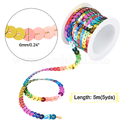 Plastic Paillette/Sequins Chain Rolls&nbsp;OCOR-PH0001-14