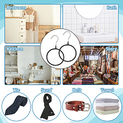 Iron Scarves Rack&nbsp;AJEW-WH0016-60B