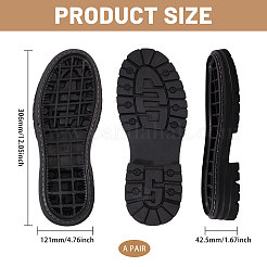 Rubber Anti Skid Silicon Shoes Bottom Heel Sole&nbsp;FIND-WH00670-114B