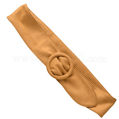 Faux Suede Waist Belt with Clasp for Shirt Dress Overcoat&nbsp;AJEW-WH20019-26A