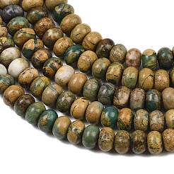 Natural Verdite Stone Beads Strands&nbsp;G-L647-D04-4x6mm