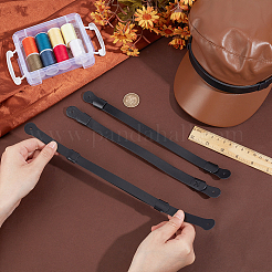 PU Leather Hat Band for Cowboy Hat&nbsp;DIY-WH0723-028C