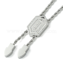 304 Stainless Steel Rope Chain Necklaces&nbsp;NJEW-Q322-07P