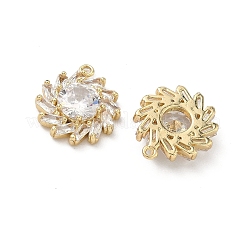 Brass Micro Pave Cubic Zirconia Pendants&nbsp;LS-KK-L260-20G
