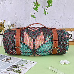 Imitation Leather with Alloy Yoga Mat Strap&nbsp;AJEW-CL0001-99B-02