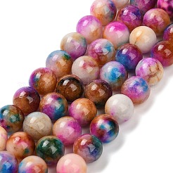 Natural White Jade Beads Strands&nbsp;G-Z097-A01-8mm-A