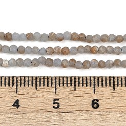 Natural Angelite Beads Strands&nbsp;G-RM2025-B36-2mm