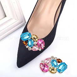 Acrylic & Alloy Shoe Buckle&nbsp;AJEW-WH20033-079B-G