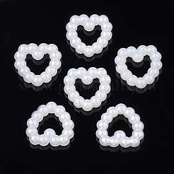 ABS Plastic Imitation Pearl Linking Rings&nbsp;OACR-S020-04