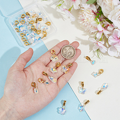 30Pcs Glass Pendanta&nbsp;PALLOY-PH01819