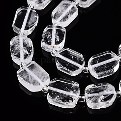 Natural Quartz Crystal Beads Strands&nbsp;G-C098-A20-01