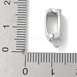 Brass Micro Pave Cubic Zirconia Pendant Bails&nbsp;KK-P292-03P