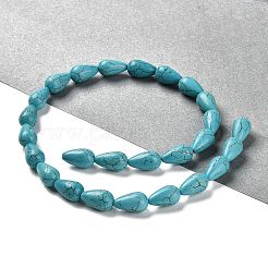 Synthetic Howlite Beads Strands&nbsp;TURQ-F018-05A