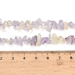 天然石アメトリンビーズ連売り  チップ  グレードB  5~14.5x4~8x3.5~6mm  穴：0.7~0.8mm  31.89~32.05''（81~81.4センチメートル）&nbsp;GG-CBAE051-A01-01