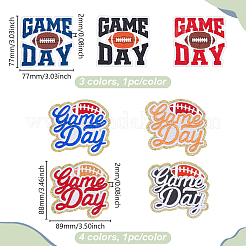 7Pcs 2 Styles Towel Embroidery Style Cloth Iron on/Sew on Patches&nbsp;PATC-GA0001-71