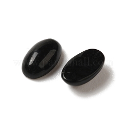 合成ブラックストーンカボション  オーバル  5x3x2mm&nbsp;G-F772-01A-09