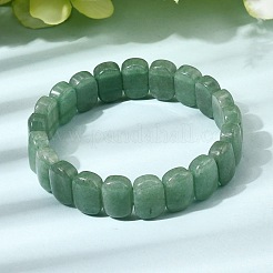 Natural Green Aventurine Beaded Stretch Bracelets for Women Men&nbsp;BJEW-D461-02D