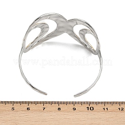 304 Stainless Steel Cuff Bangles for Women&nbsp;BJEW-G757-06GP