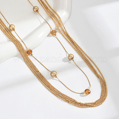 Iron Multi-strand Long Tassel Necklaces for Ramadan Wedding Bridal Decor Gift&nbsp;BV8880