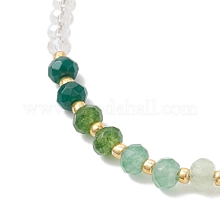 Dyed Natural Malaysia Jade & Glass Beaded Bracelets for Women&nbsp;BJEW-JB13076-03