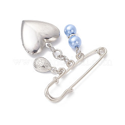 2Pcs 2 Styles Iron Safety Pins&nbsp;JEWB-BR00189