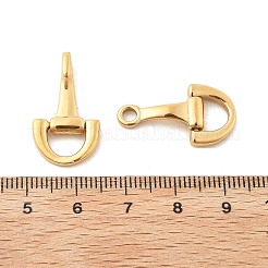 Ion Plating(IP) 304 Stainless Steel Hook Clasps&nbsp;STAS-C109-24G