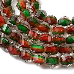 Two Tone Resin Beads Strands&nbsp;GLAA-T035-02G