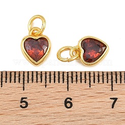 Brass Pave Cubic Zirconia Charms&nbsp;CU-CBA3D67-09G-01