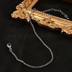 Brass Rolo Chain Bracelets for Women&nbsp;BJEW-G735-05P