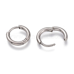 Tarnish Resistant 201 Stainless Steel Huggie Hoop Earrings&nbsp;EJEW-O095-05-19