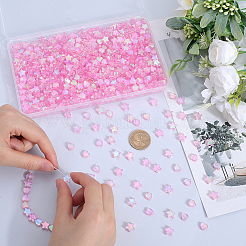 800Pcs 2 Styles Eco-Friendly Transparent Acrylic Beads&nbsp;TACR-SP0001-01C