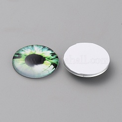 Glass Cabochons&nbsp;LS-GLAA-WH0033-75G-03