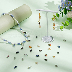 100pcs 5 colors Electroplate Glass Beads&nbsp;EGLA-PH0001-49