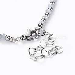 Evil Eye Lampwork Bead Bracelets&nbsp;BJEW-JB04396-03
